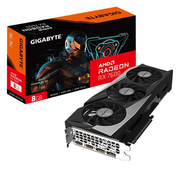 Gigabyte Radeon RX 7600 Gaming OC Edition 8GB GDDR6 128-bit Graphics Card