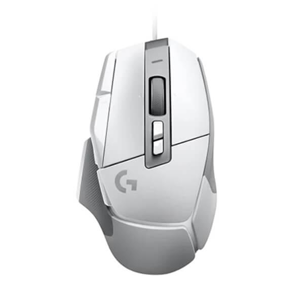 Logitech G502 X Ergonomic Gaming Mouse (25600 DPI, Hero 25K Sensor, Lightforce Optical-Mechanical Switches, White)