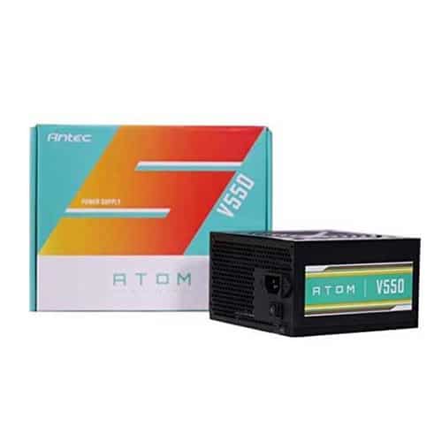 Antec Atom V550W Non-Modular 550 watt PSU with 120mm Silence Fan Atom V550 IN