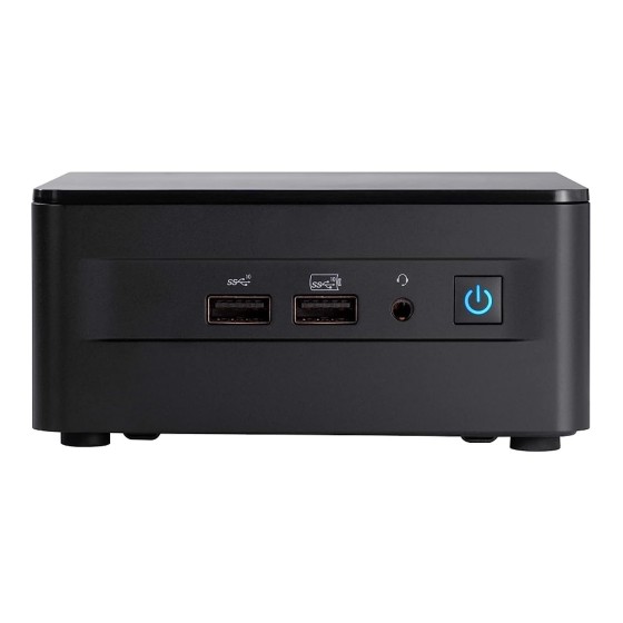 Intel NUC 12 Pro Kit NUC12WSHi5 Mini PC with 12th Gen Core i5-1240P Processor (12 Cores 16 Threads 4.40GHz 12MB Cache Intel Iris Xe Graphics) with 64GB DDR4 RAM, 1TB M.2 SSD, 2.5GbE LAN, Wi-Fi 6E, Bluetooth 5.3, 2x Thunderbolt 4 ports and Windows 11