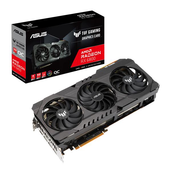 ASUS TUF Gaming RX 6800 OC 16GB Graphics Card TUF-RX6800-O16G-Gaming
