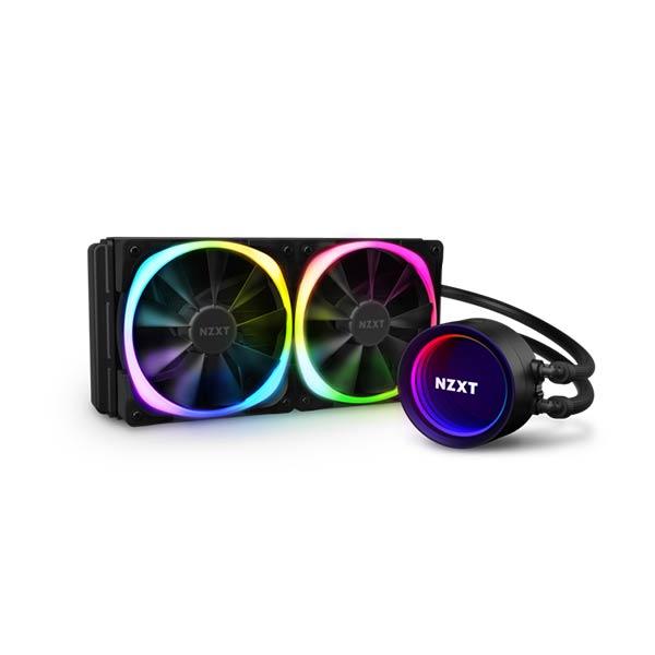 NZXT Kraken X63 ARGB All In One 280mm CPU Liquid Cooler And CAM Compatible With AER RGB Fan RL-KRX63-R1