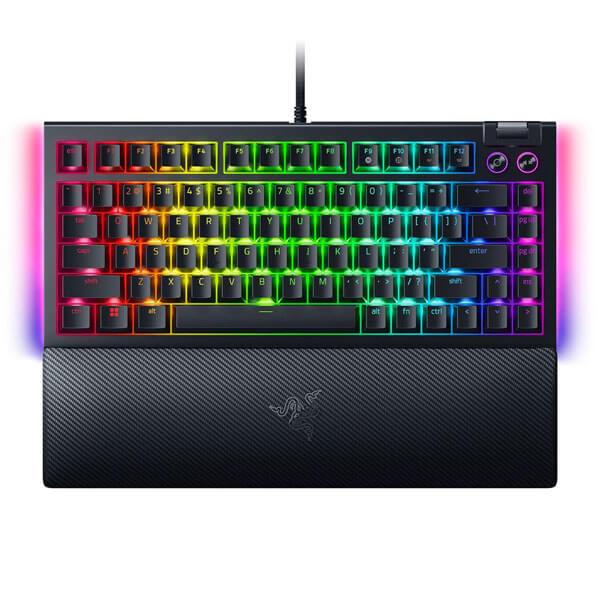 RAZER BLACKWIDOW V4 75% MECHANICAL GAMING KEYBOARD (BLACK)