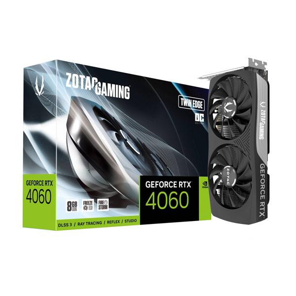 ZOTAC RTX 4060 TWIN EDGE OC 8GB GRAPHICS CARD
