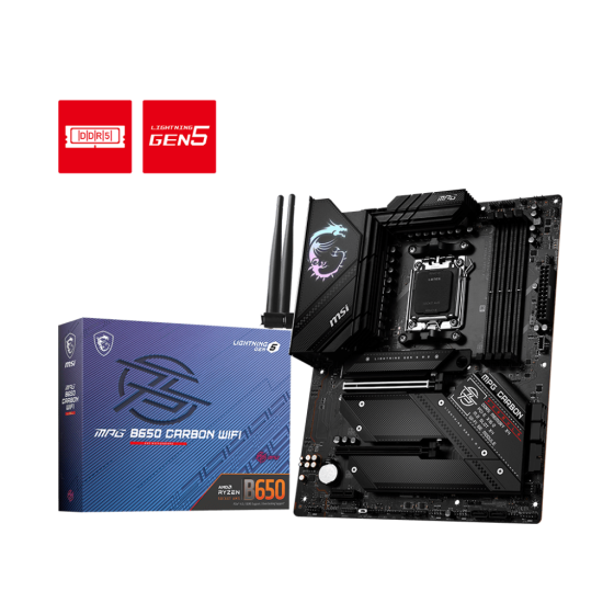 Image of MSI-MPG-B650-Carbon-WIFI-Motherboard