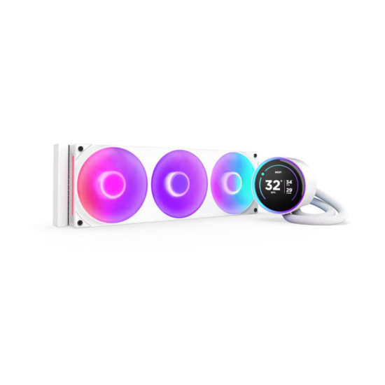 NZXT KRAKEN ELITE 360 RGB 360MM AIO LIQUID COOLER - WHITE