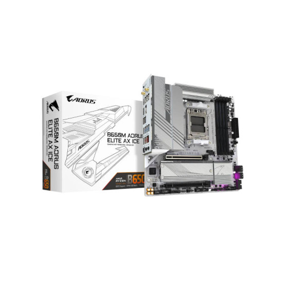 GIGABYTE B650M AORUS ELITE AX ICE MOTHERBOARD