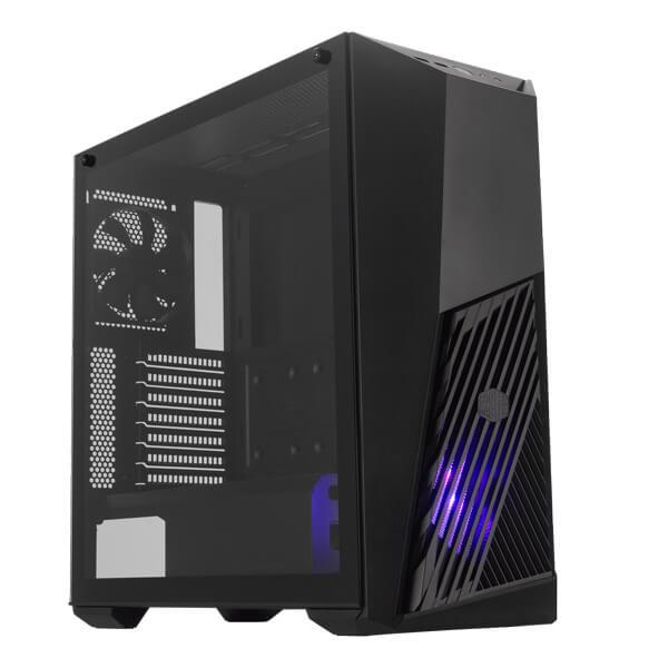 Cooler Master Masterbox K501L RGB (ATX) Mid Tower Cabinet With Tempered Side Panel (Black)