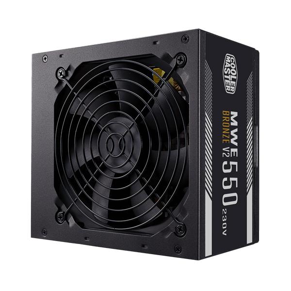 Cooler Master MWE 550 V2 230V SMPS - 550 Watt 80 Plus Bronze Certification PSU With Active PFC
