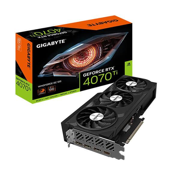 Gigabyte GeForce RTX 4070 Ti Windforce OC 12GB GDDR6X 192-bit Gaming Graphics Card