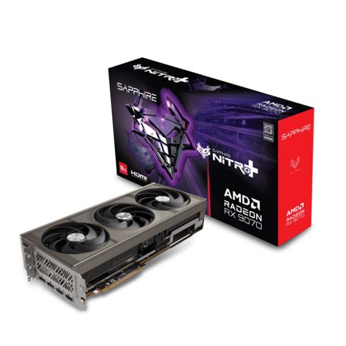 Sapphire Nitro+ AMD Radeon RX 9070 OC Graphic Card 11349-01-20G