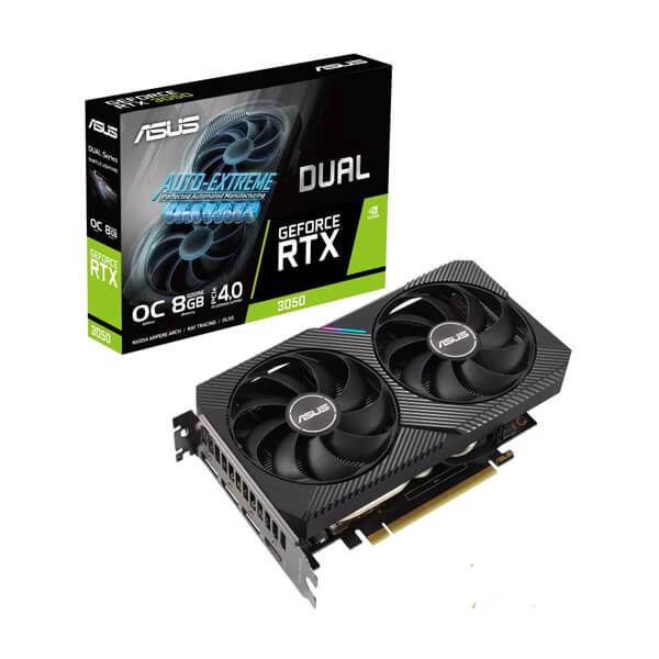 Asus Dual GeForce RTX 3050 OC LHR 8GB GDDR6 128-bit Gaming Graphics Card