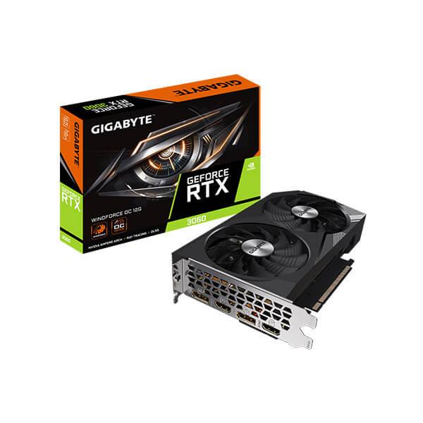 Gigabyte GeForce RTX 3060 Windforce OC 12GB GDDR6 192-bit Gaming Graphics Card