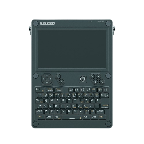 Image of Clockwork Uconsole Kit Rpi Cm4 Lite With Raspberry Pi Cm4 104000 Lite Core Matte Black Wifi+4G cellular Only (Imported)