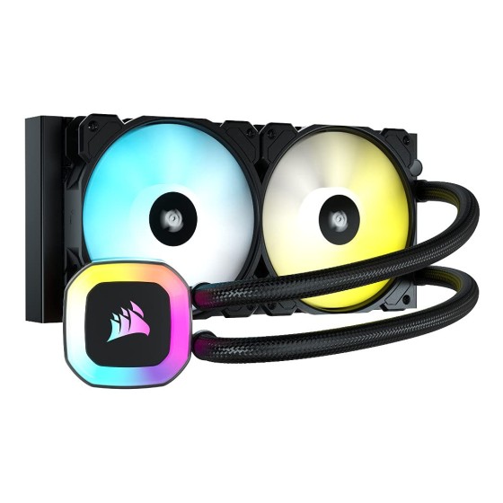 Image of Corsair-H100-RGB-240mm-Liquid-CPU-Cooler
