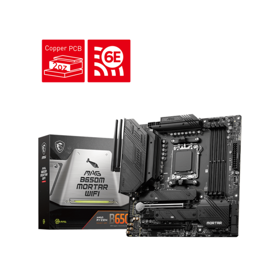 Image of MSI-MAG-B650M-MORTAR-WIFI-Motherboard