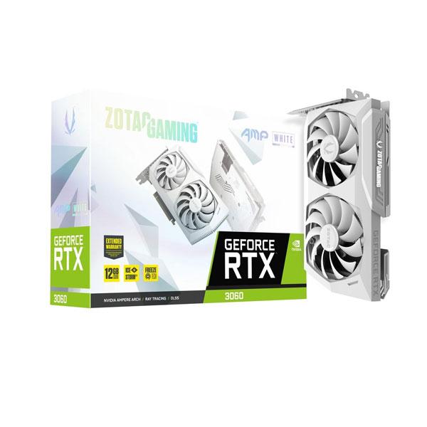 Zotac RTX 3060 AMP White Edition 12GB Gaming Graphics Card ZT-A30600F-10P