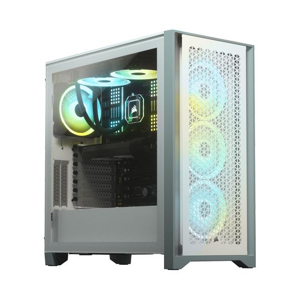 CORSAIR 4000D Airflow (ATX) Mid Tower Cabinet With Tempered Glass Side Panel (White)