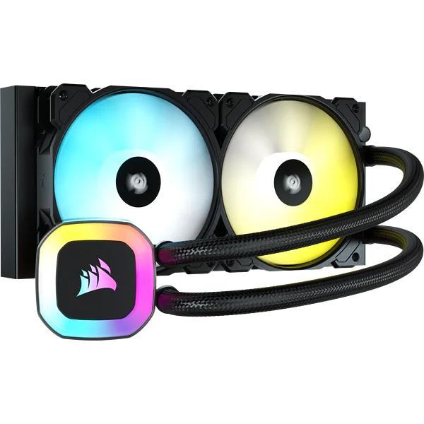 Corsair H100 RGB All in One 240mm CPU Liquid Cooler (Black)