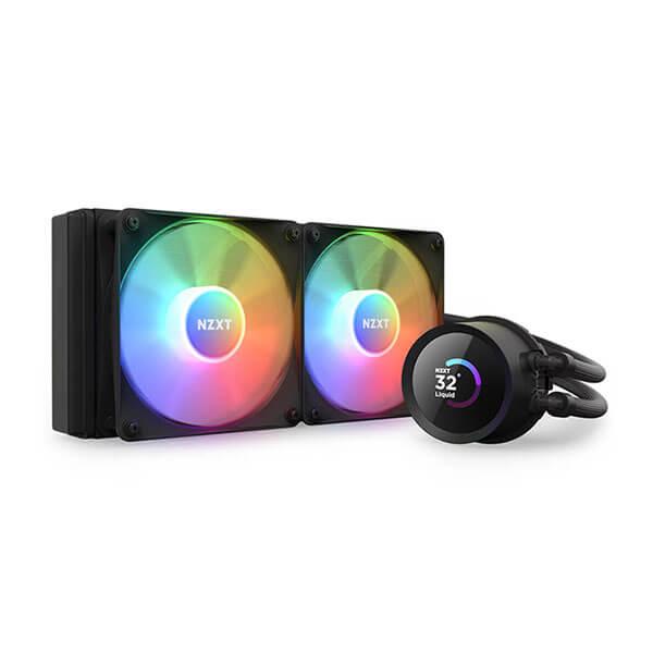 NZXT Kraken 280 RGB AIO Liquid Cooler with LCD Display (Black) RL-KR280-B1
