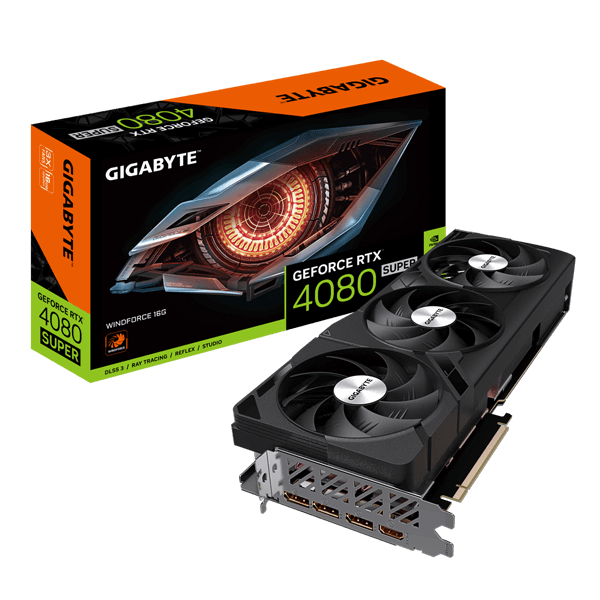 GIGABYTE RTX 4080 SUPER WINDFORCE 16GB GRAPHICS CARD