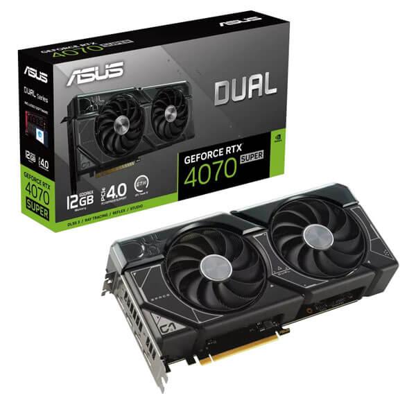 ASUS DUAL RTX 4070 SUPER 12GB GAMING GRAPHICS CARD