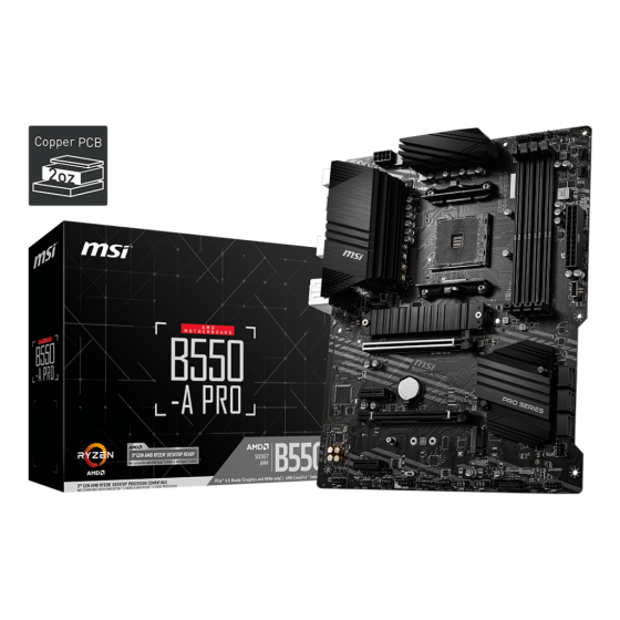 Image of MSI-B550-A-PRO-AMD-Base-Motherboard