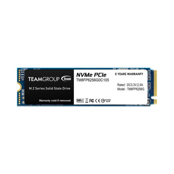 TeamGroup MP33 256GB M.2 NVMe PCIe Gen3 Internal SSD (TM8FP6256G0C101)