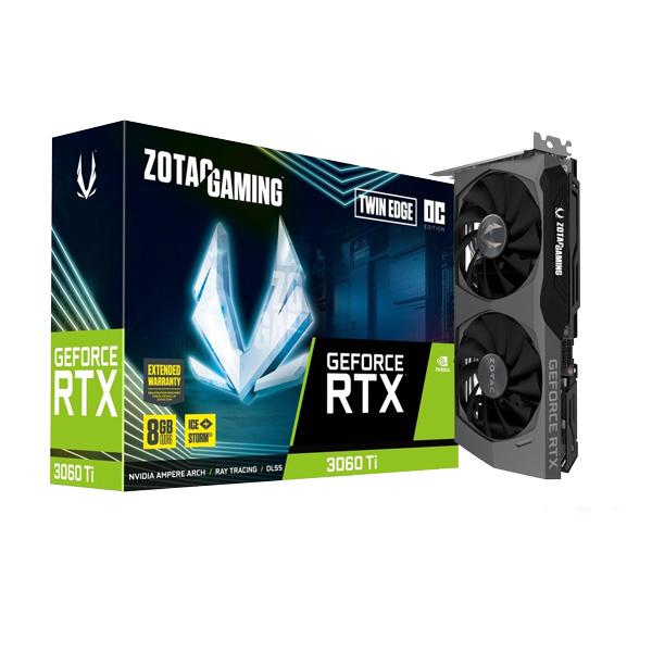 ZOTAC GAMING GeForce RTX 3060 Ti Twin Edge OC LHR Graphic Card ZT-A30610H-10MLHR