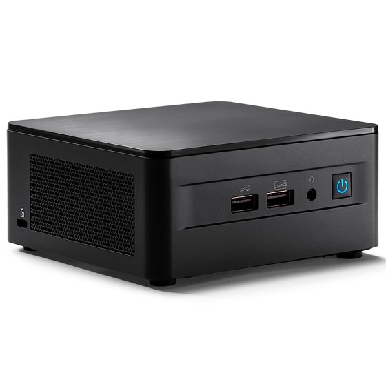 Intel NUC 12 Pro Kit NUC12WSHi7 Mini PC with 12th Gen Core i7-1260P Processor (12 Cores 16 Threads 4.70GHz 18MB Cache Intel Iris Xe Graphics) with 64GB DDR4 RAM, 1TB M.2 SSD, 2.5GbE LAN, Wi-Fi 6E, Bluetooth 5.3, 2x Thunderbolt 4 ports and Windows 11