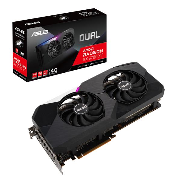 ASUS Dual Radeon RX 6700 XT 12GB GDDR6 192-bit Gaming Graphics Card