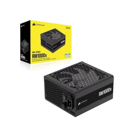 CORSAIR RMX SERIES RM1000X — 1000 WATT FULLY MODULAR 80+ GOLD ATX 3.1 POWER SUPPLY